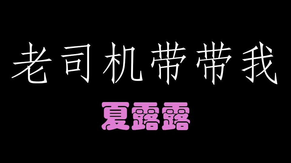 老司机带带我，视频中的那些懂得