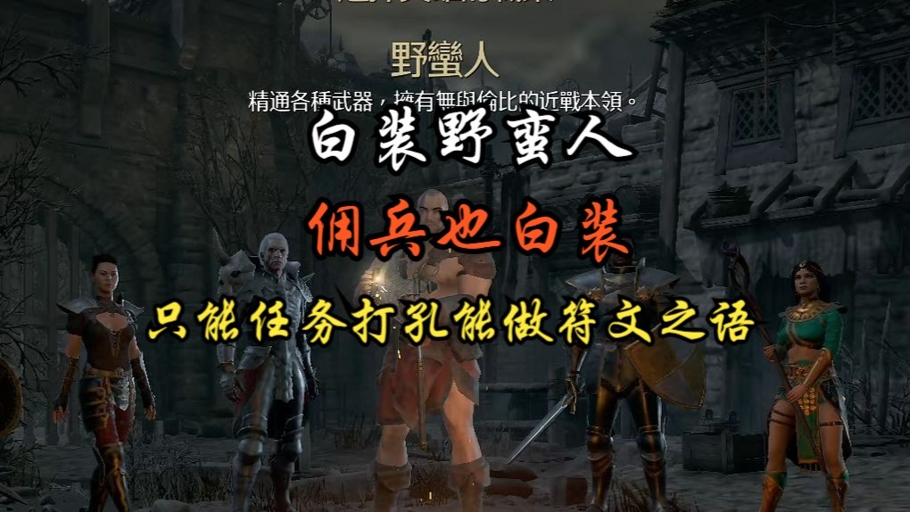 暗黑2第二幕中的雇佣兵，守护与战斗的完美结合-第3张图片