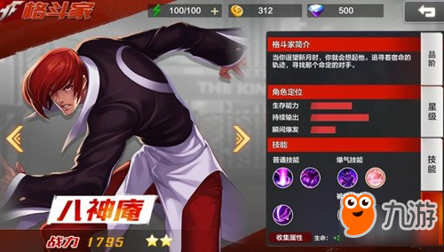 拳皇八神庵拳皇之路，八神庵的传奇