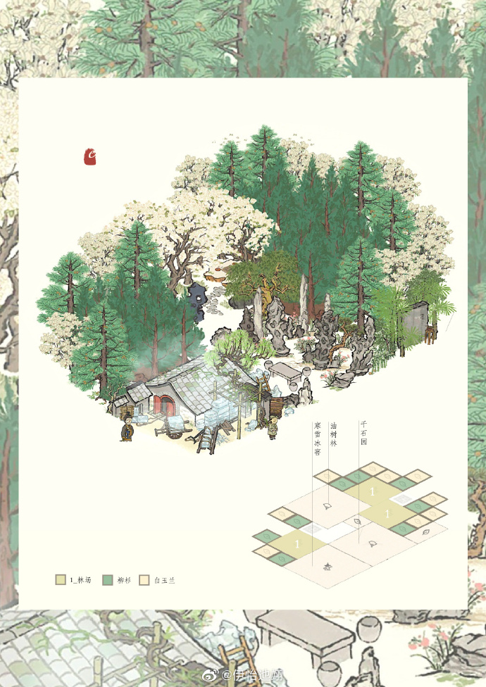 江南百景图油树林江南百景图中的油树林，一幅自然与人文的和谐画卷-第3张图片