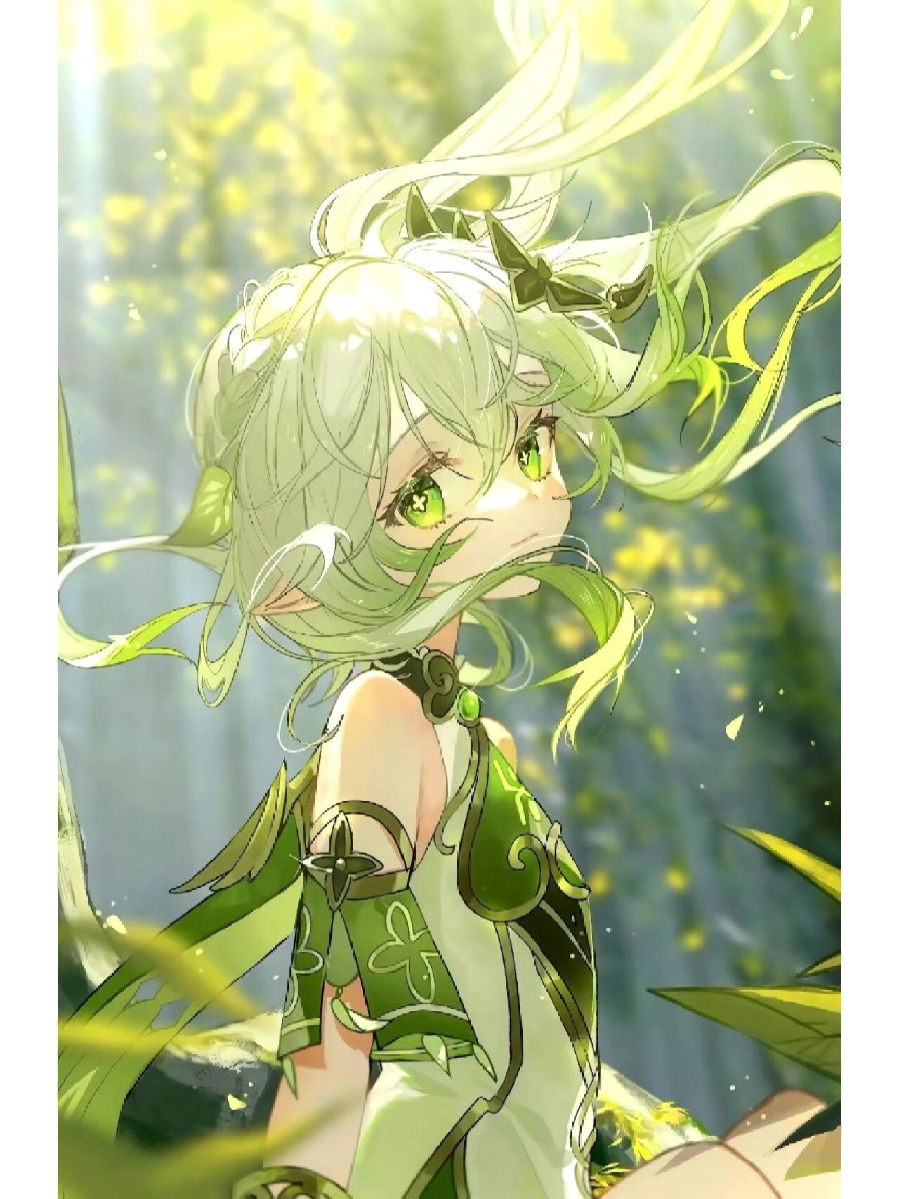原神草神立绘草神之秘，漫画中的羞涩神祇揭秘-第3张图片