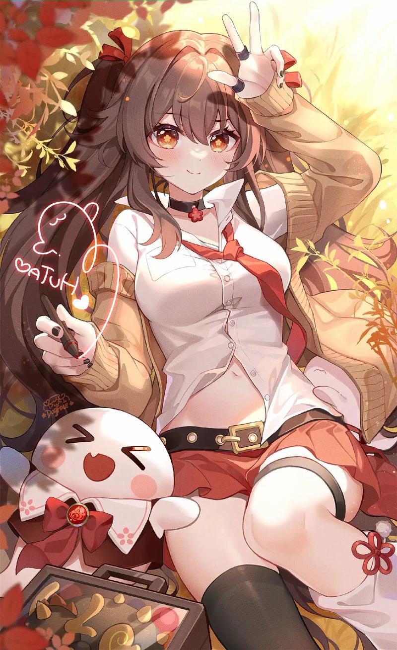 原神角色胡桃与空的奇妙冒险