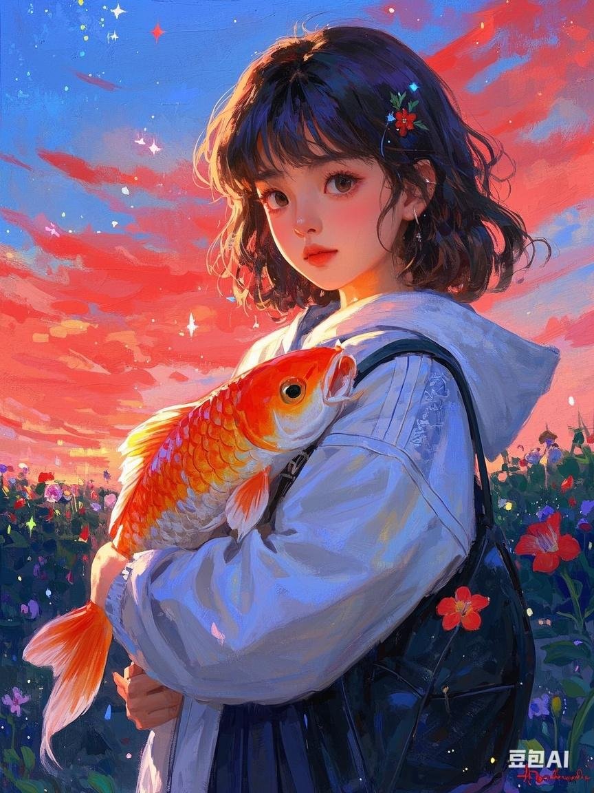 女朋友会锦鲤吸水女朋友的神秘技能，锦鲤吸水的魅力