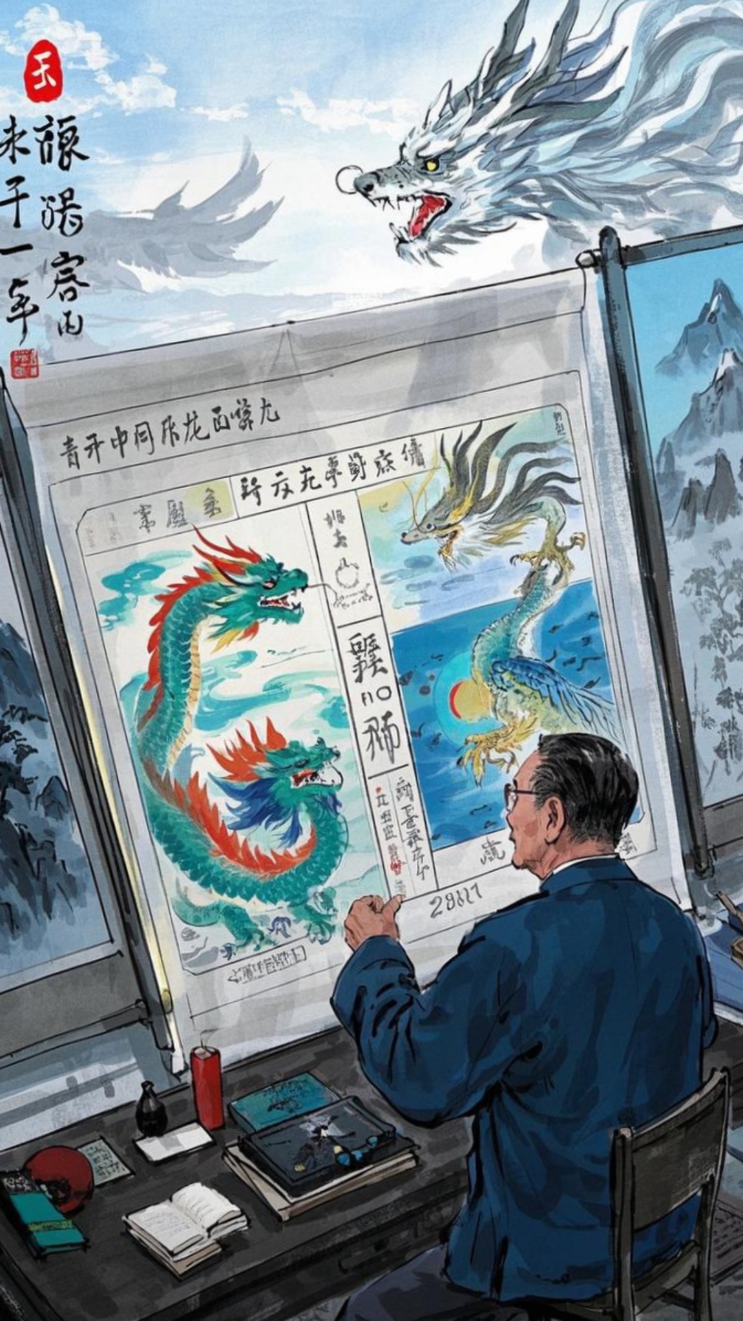 御龙在天许愿树，心灵的寄托与力量的源泉-第2张图片
