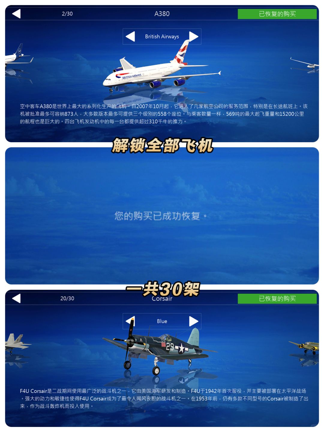 飞机战斗游戏，重温经典，翱翔蓝天