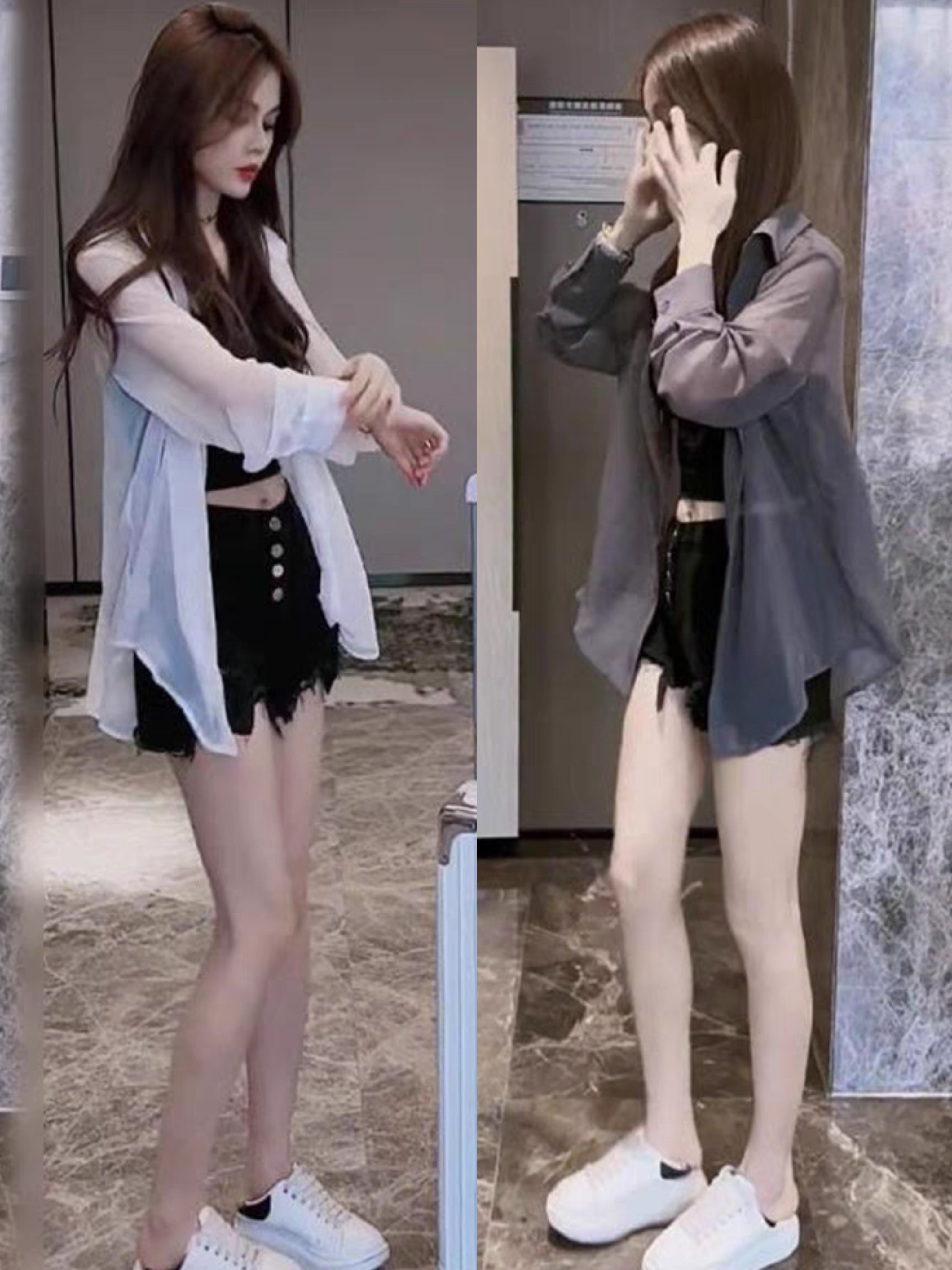 女士不遮阴小内搭图片女士时尚穿搭，不遮阴的小内搭图片解析
