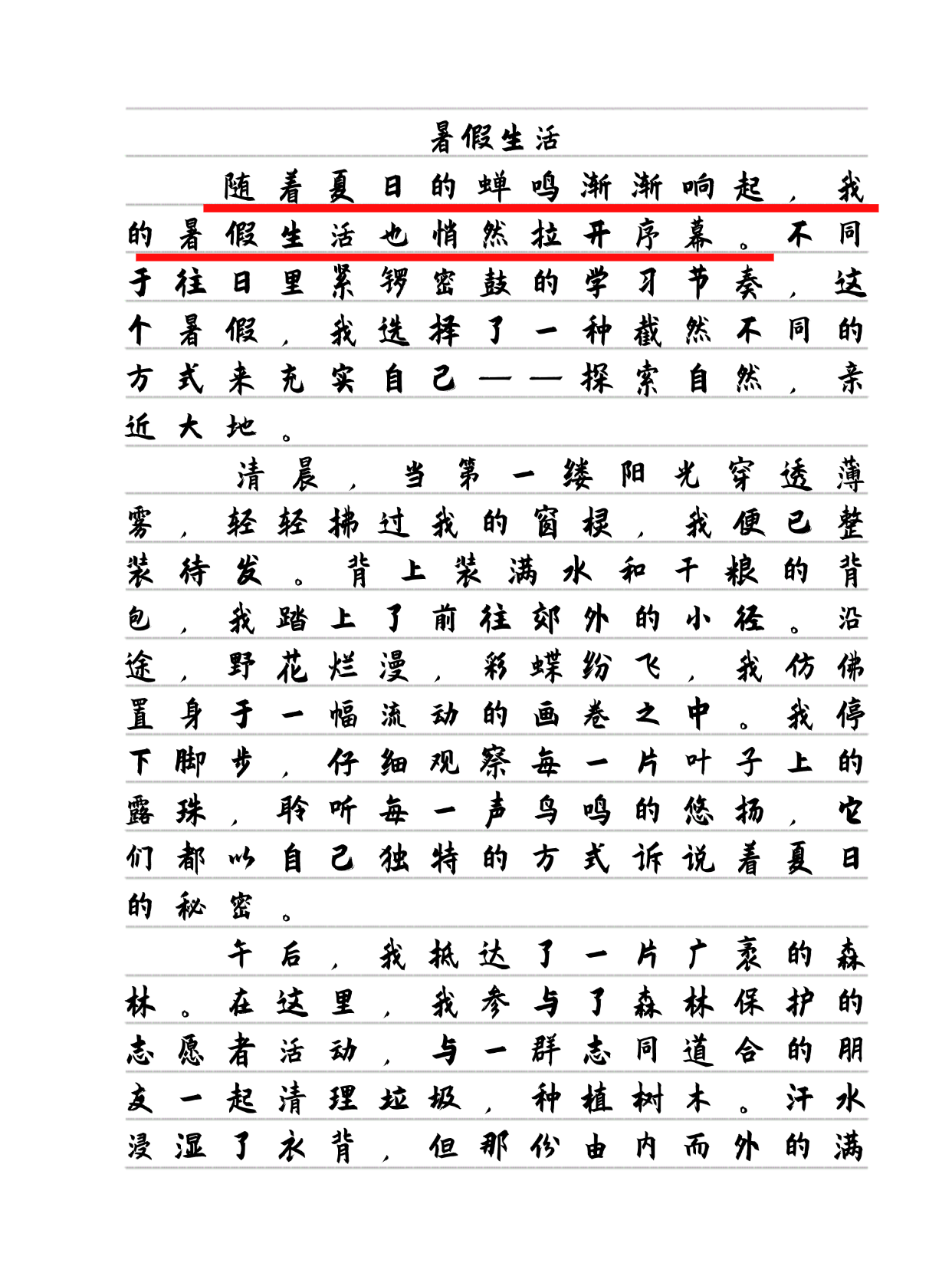 打赌输了随便处罚的作文暑假的挑战，打赌输了的隐私处置-第2张图片