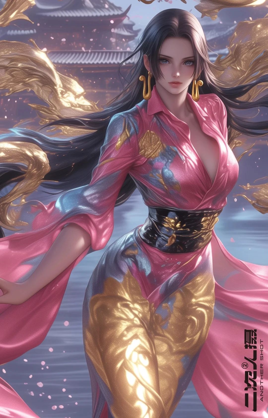 海贼王女帝蛇姬女帝蛇姬，神秘而迷人的蛇蝎美人