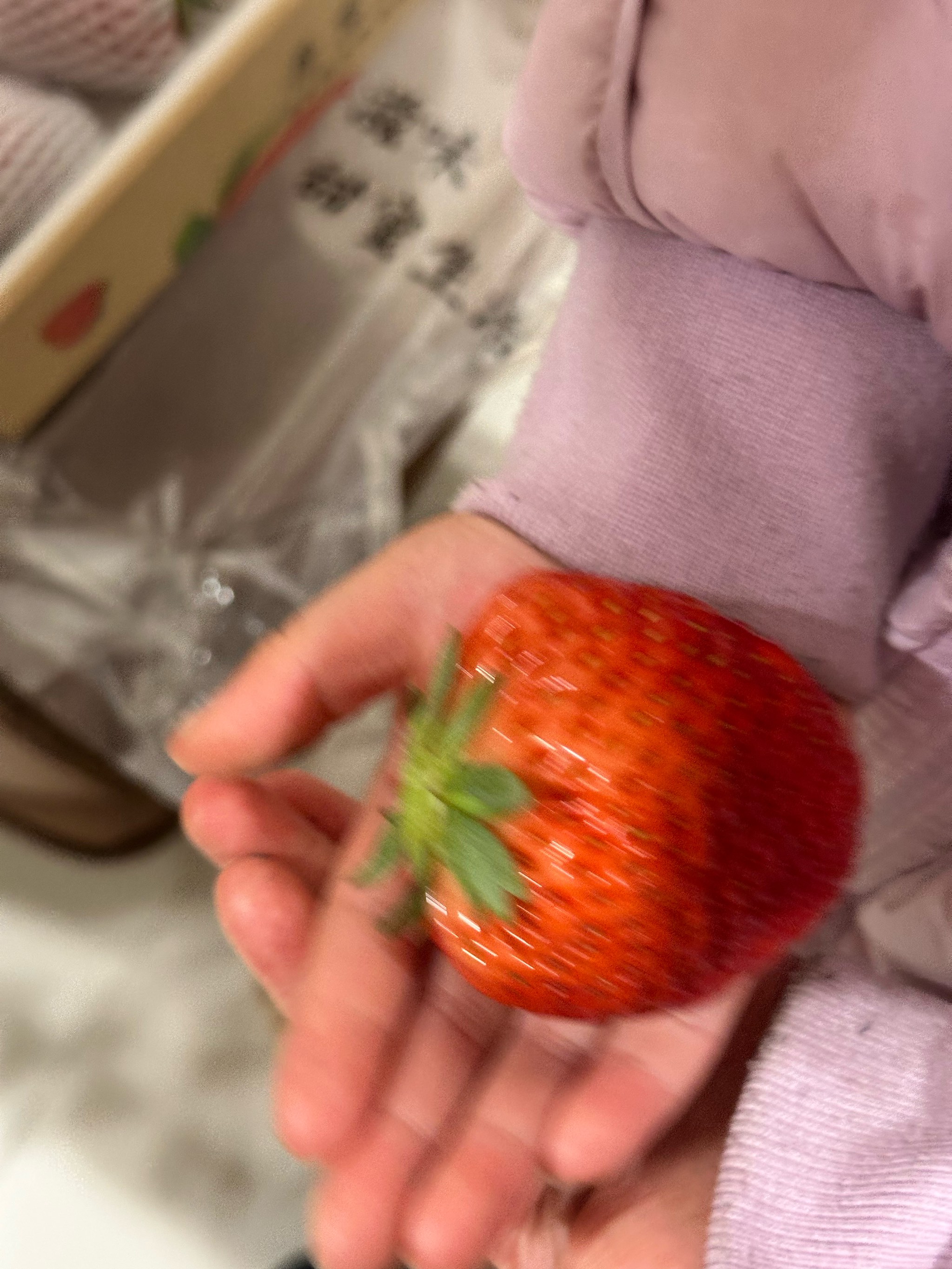 分享生活中的小确幸——迈开腿让我看看你草莓的照片