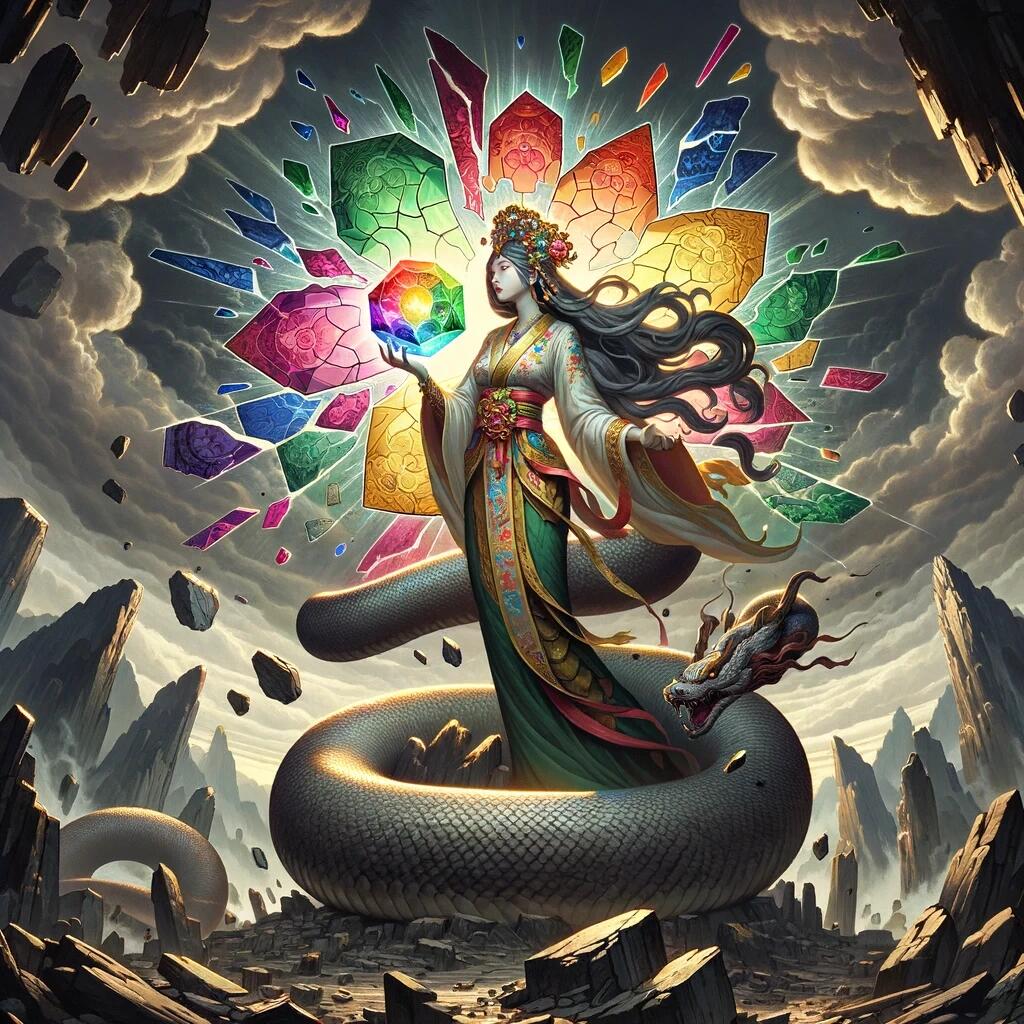 不周山神话故事不周山神，神秘而威严的守护者-第2张图片