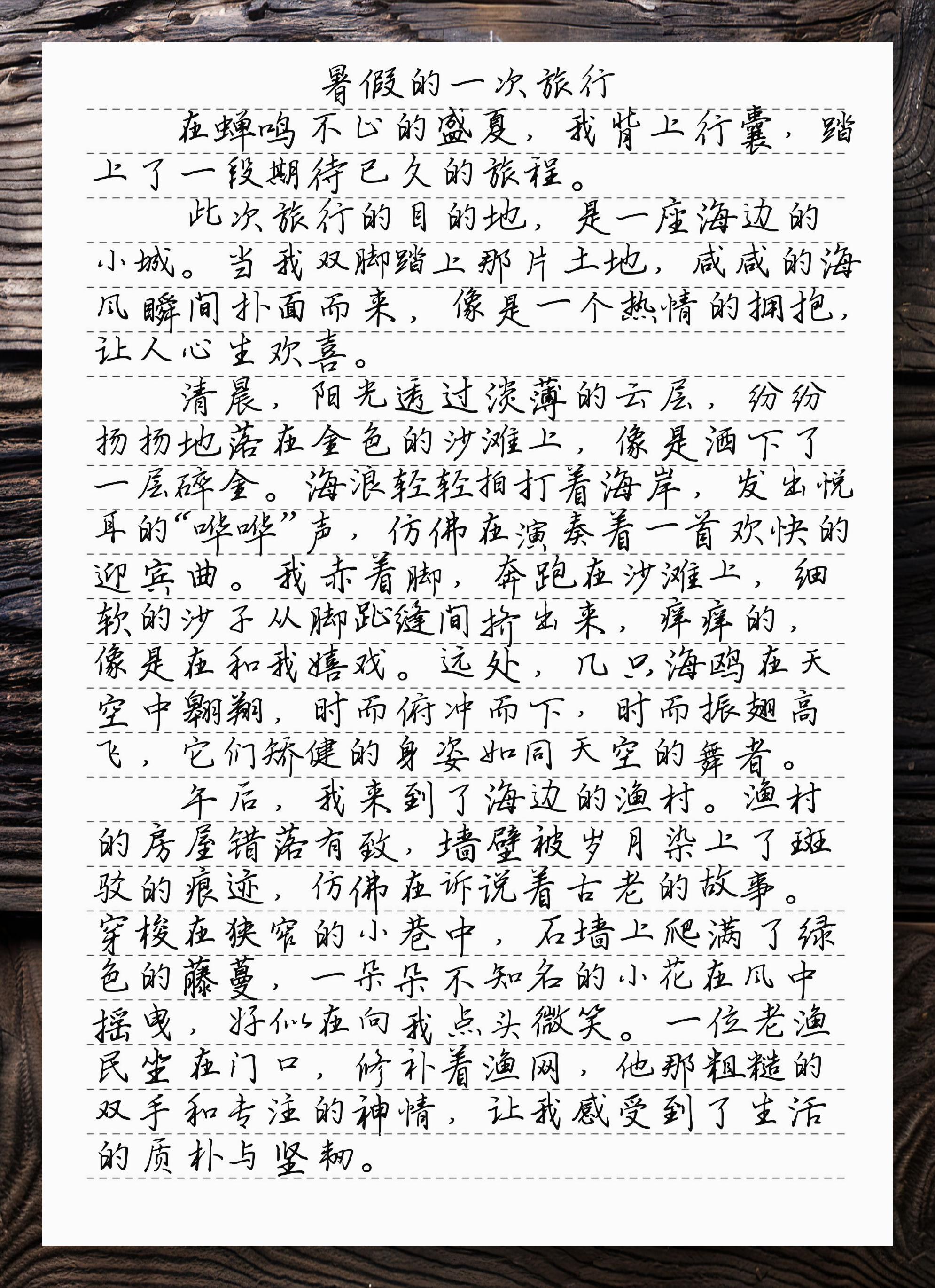 你最深刻的一次性经验是什么我最深刻的一次性经验——一次难忘的旅行