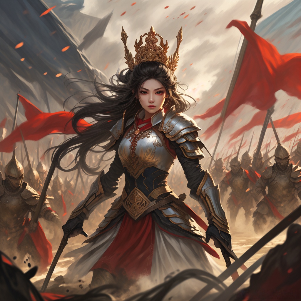 战甲风暴，英勇的铠甲与无畏的战斗-第1张图片