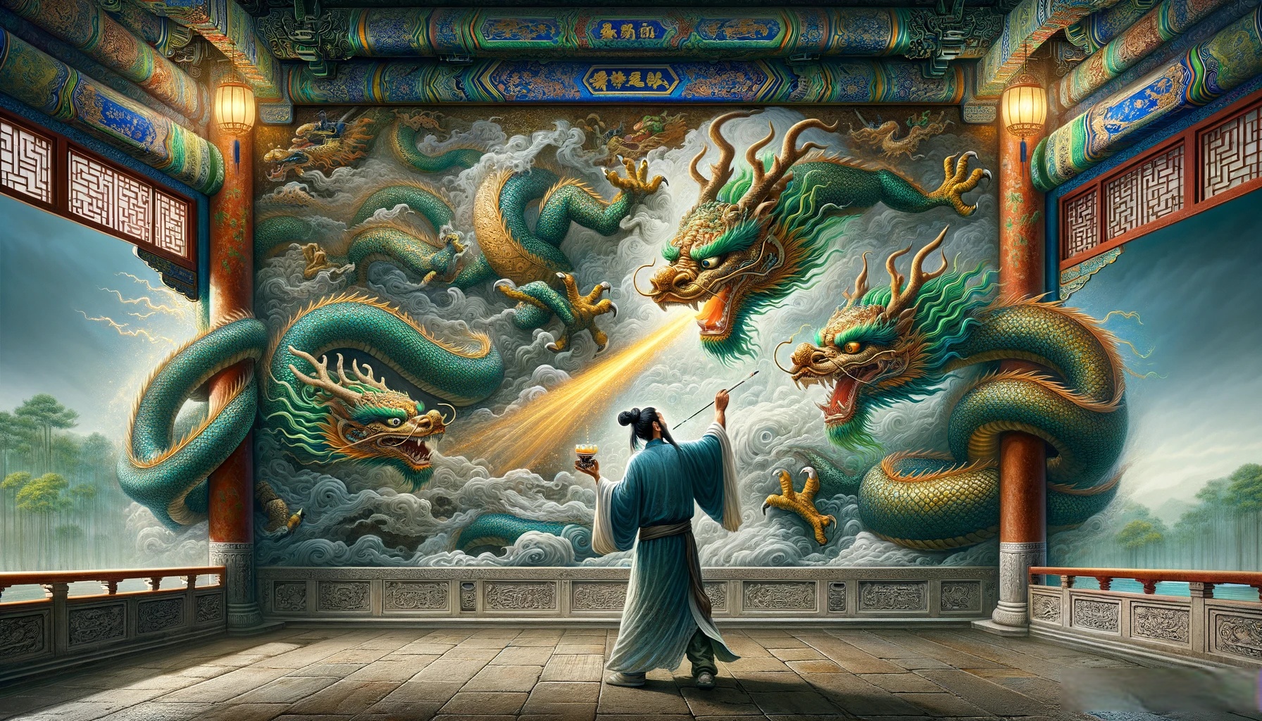 四个和尚大战王氏的传奇故事