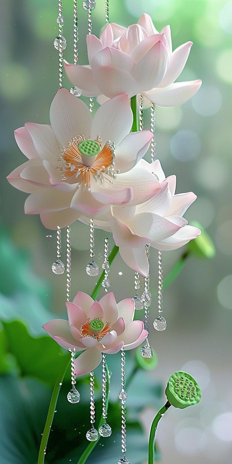倒插莲花是什么意思倒插莲花，美丽而独特的植物形态-第2张图片