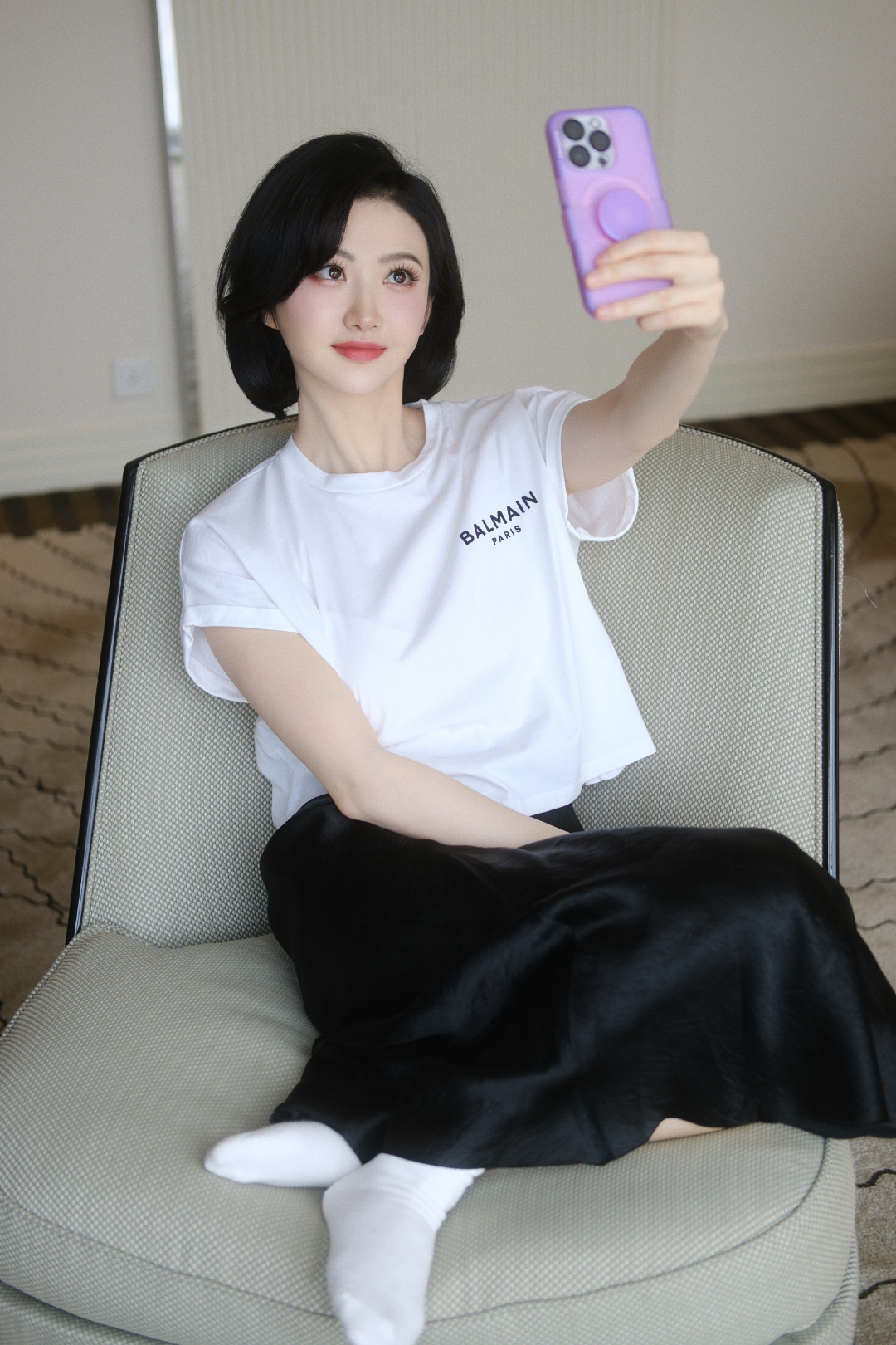 短发明星短发的魅力之星，明星风采的独特诠释