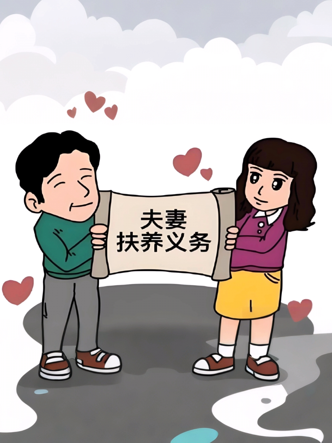 两对夫妻的和谐共居