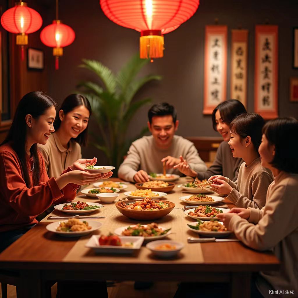 大团圆中的亲情盛宴——妈妈的温暖与我们的团聚-第3张图片