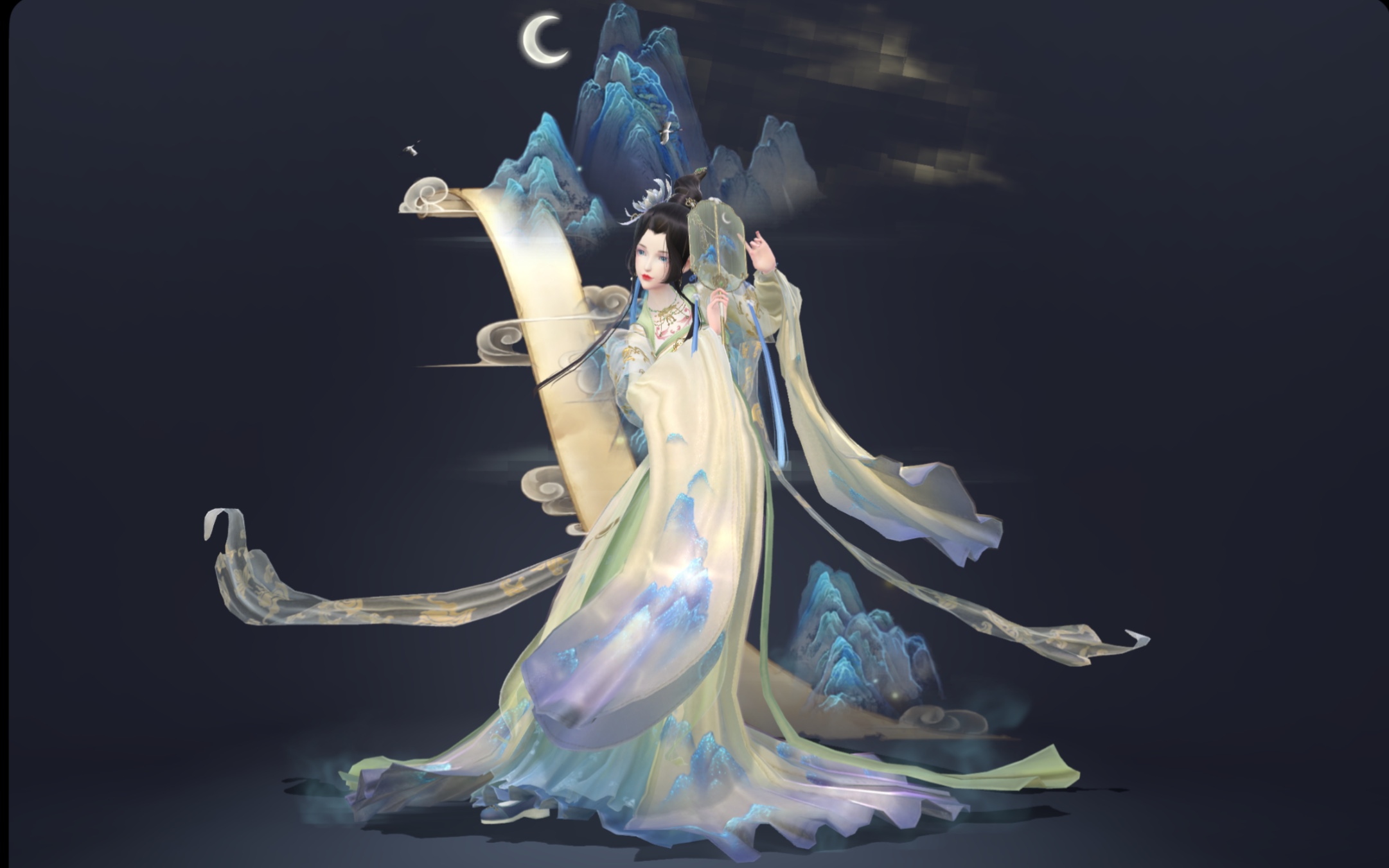 云裳羽衣六星套装图片云裳羽衣六星套装，华美之巅的璀璨风采