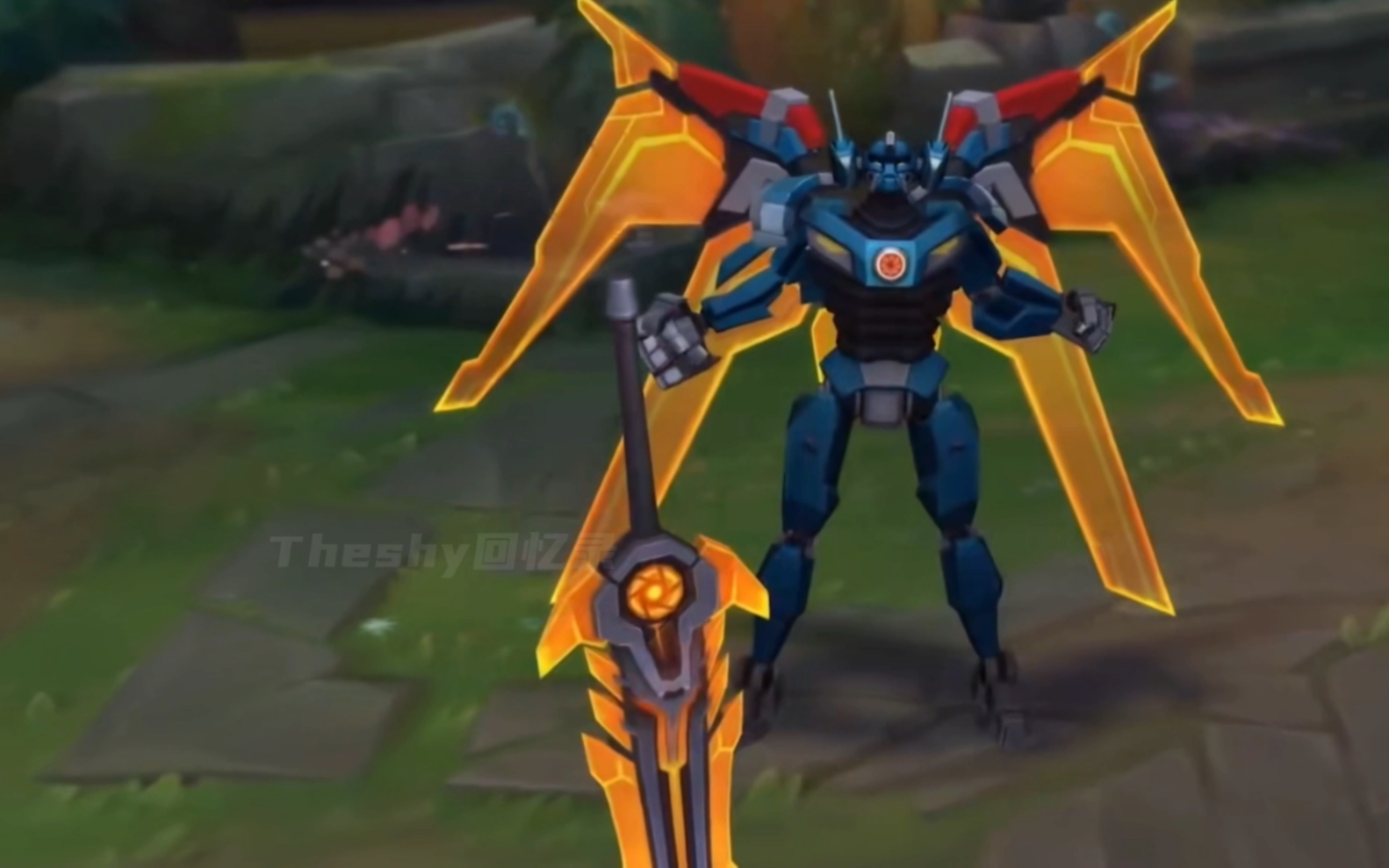 lol暗裔剑魔探索英雄联盟中的暗裔剑魔——剑之传说-第2张图片