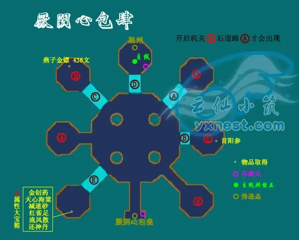 仙剑奇侠传3攻略地图详解-第3张图片