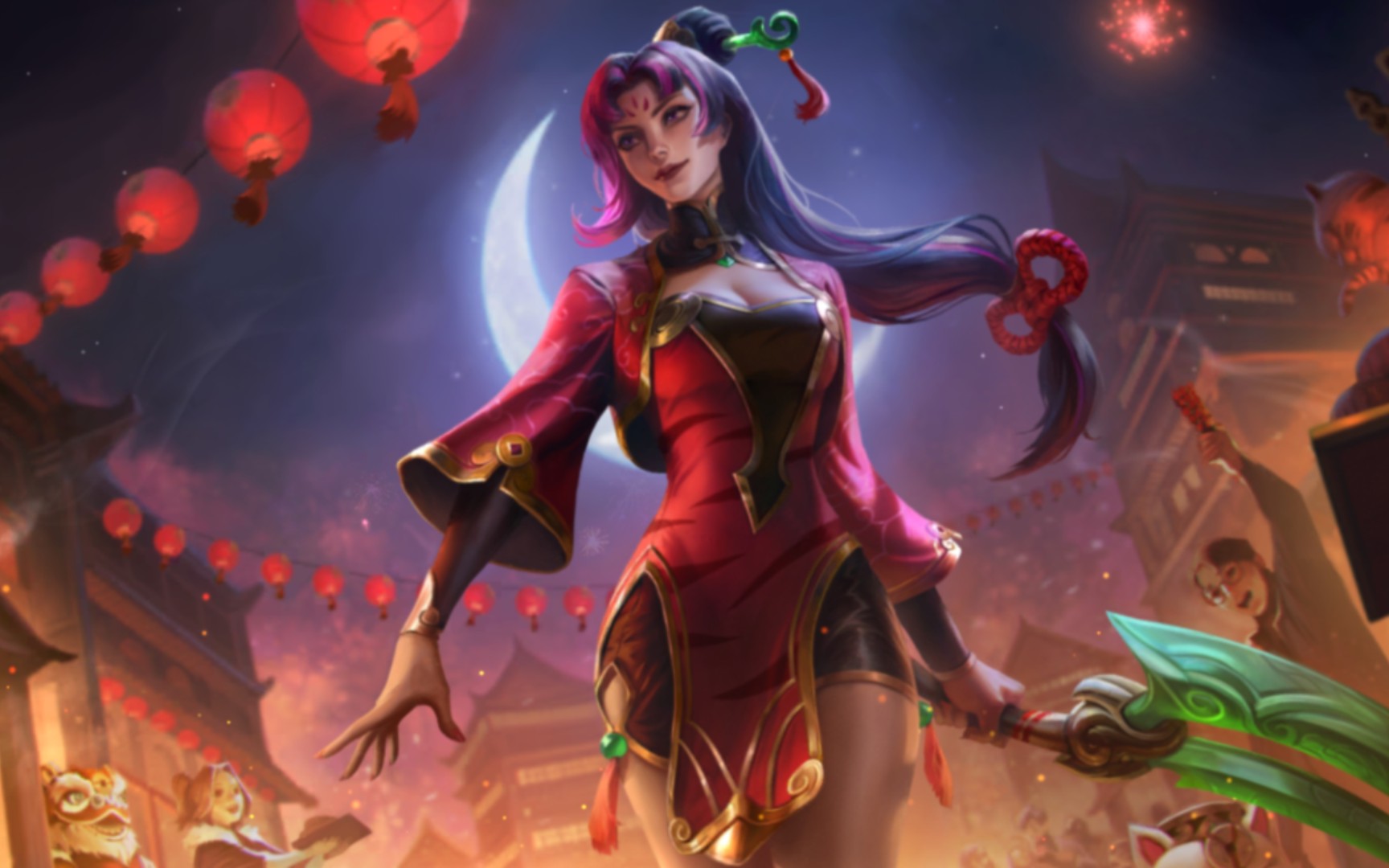 皎月女神的神秘魅力