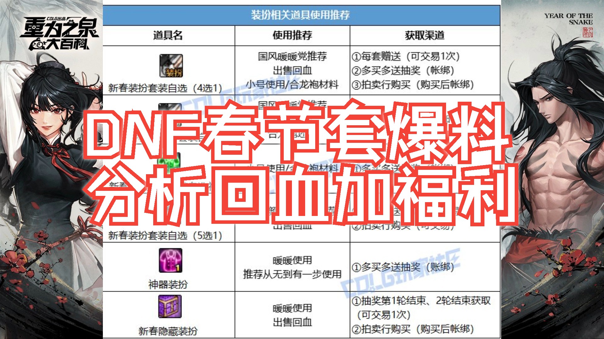 dnf2011年春节套DNF 2011年春节套，回忆与解析-第3张图片
