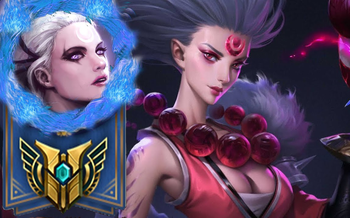 LOL皎月女神，月光下的优雅刺客-第1张图片