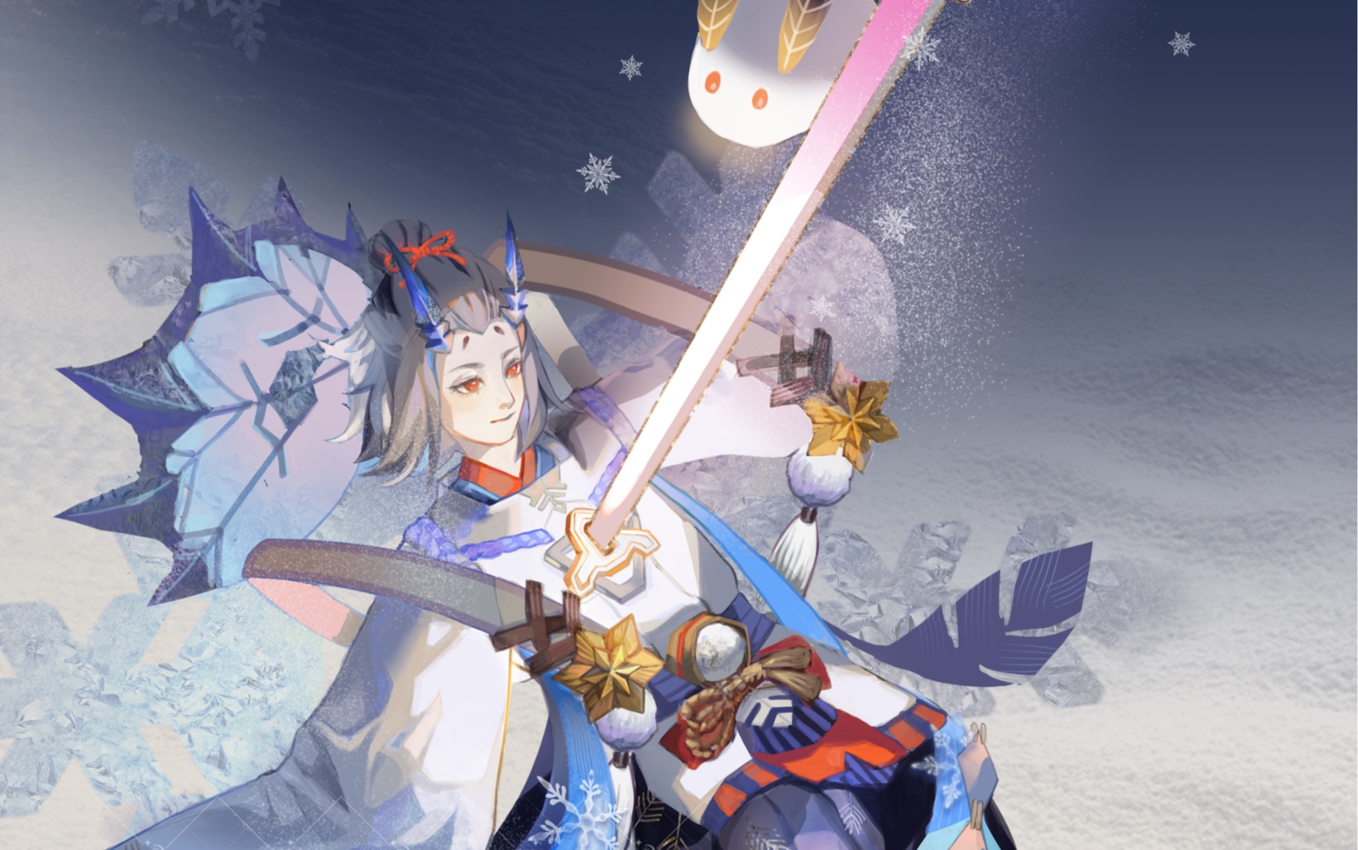 阴阳师雪童子，神秘的冬日守护者