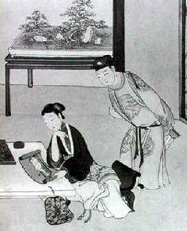 行房古代画古代画中的行房文化