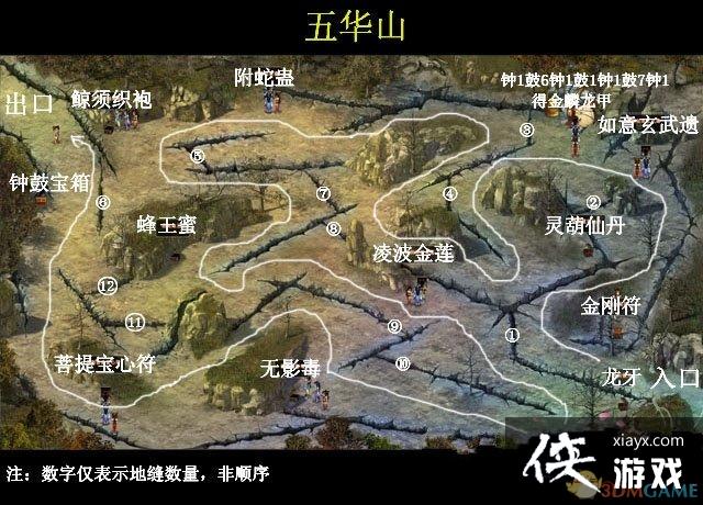 仙剑奇侠攻略六个石像地图仙剑奇侠4攻略指南-第2张图片