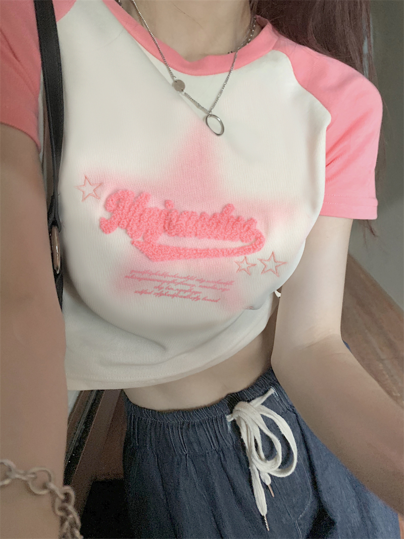 时尚潮流下的新选择，大码HIPHOP欧美胖MM短袖-第3张图片
