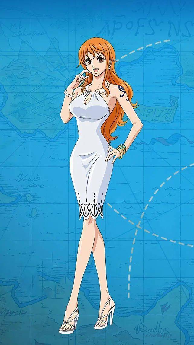 海贼王娜美和路飞海贼王中的航海士娜美，风与海的诗篇-第2张图片