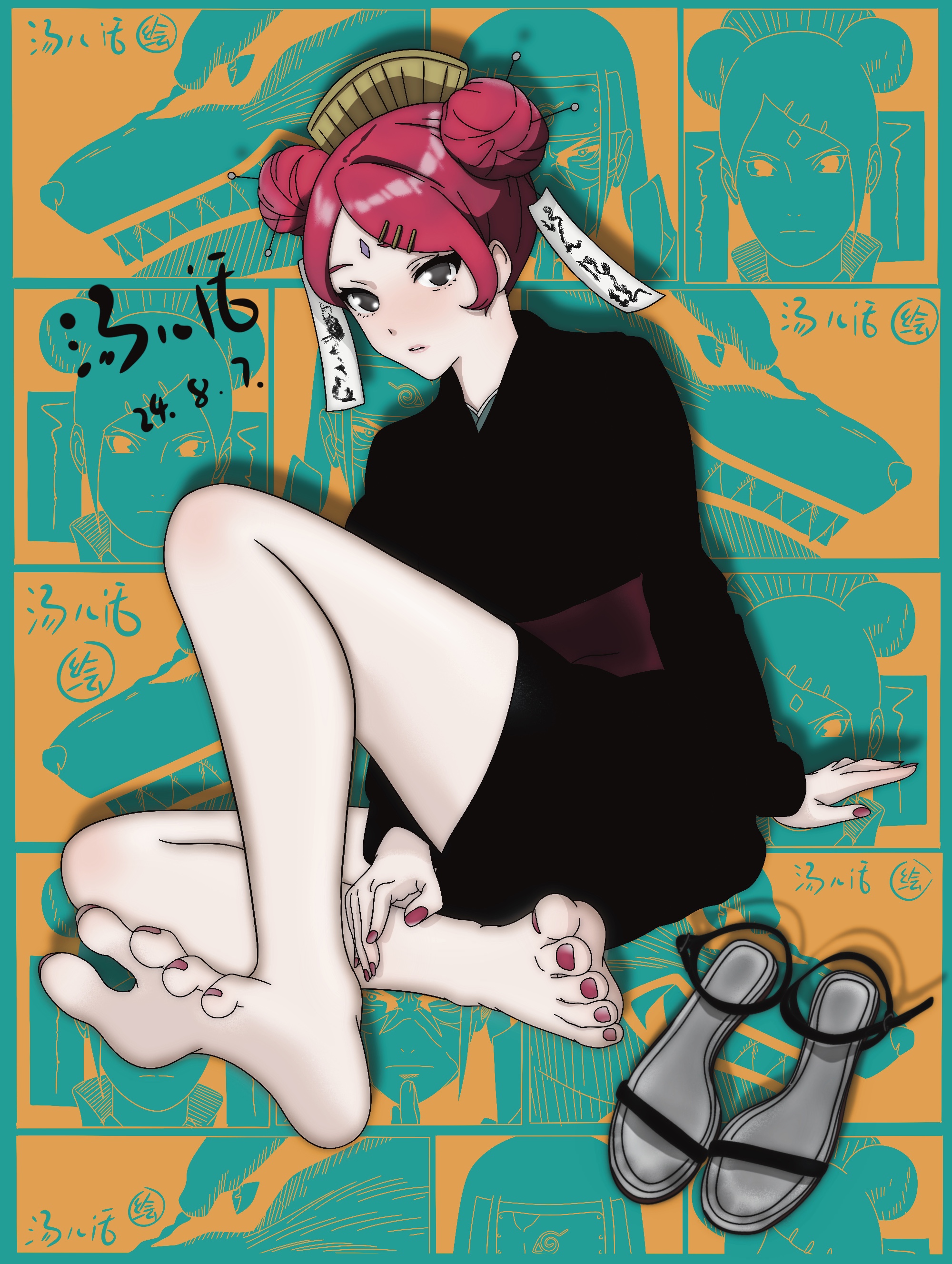 火影黄漫画，忍者世界的色彩与魅力-第2张图片