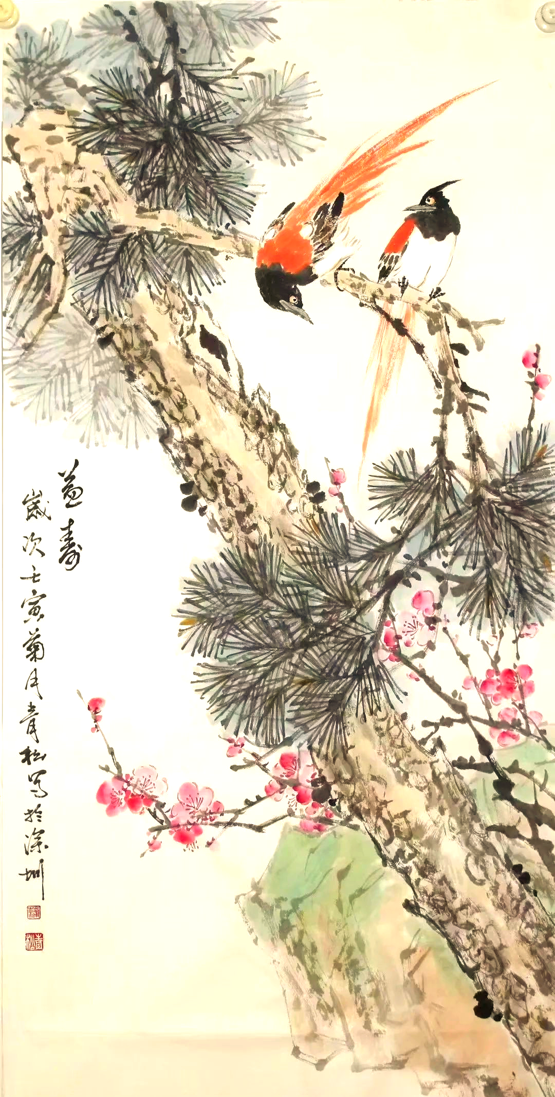 花鸟卷花鸟卷——自然之美的艺术诠释-第2张图片