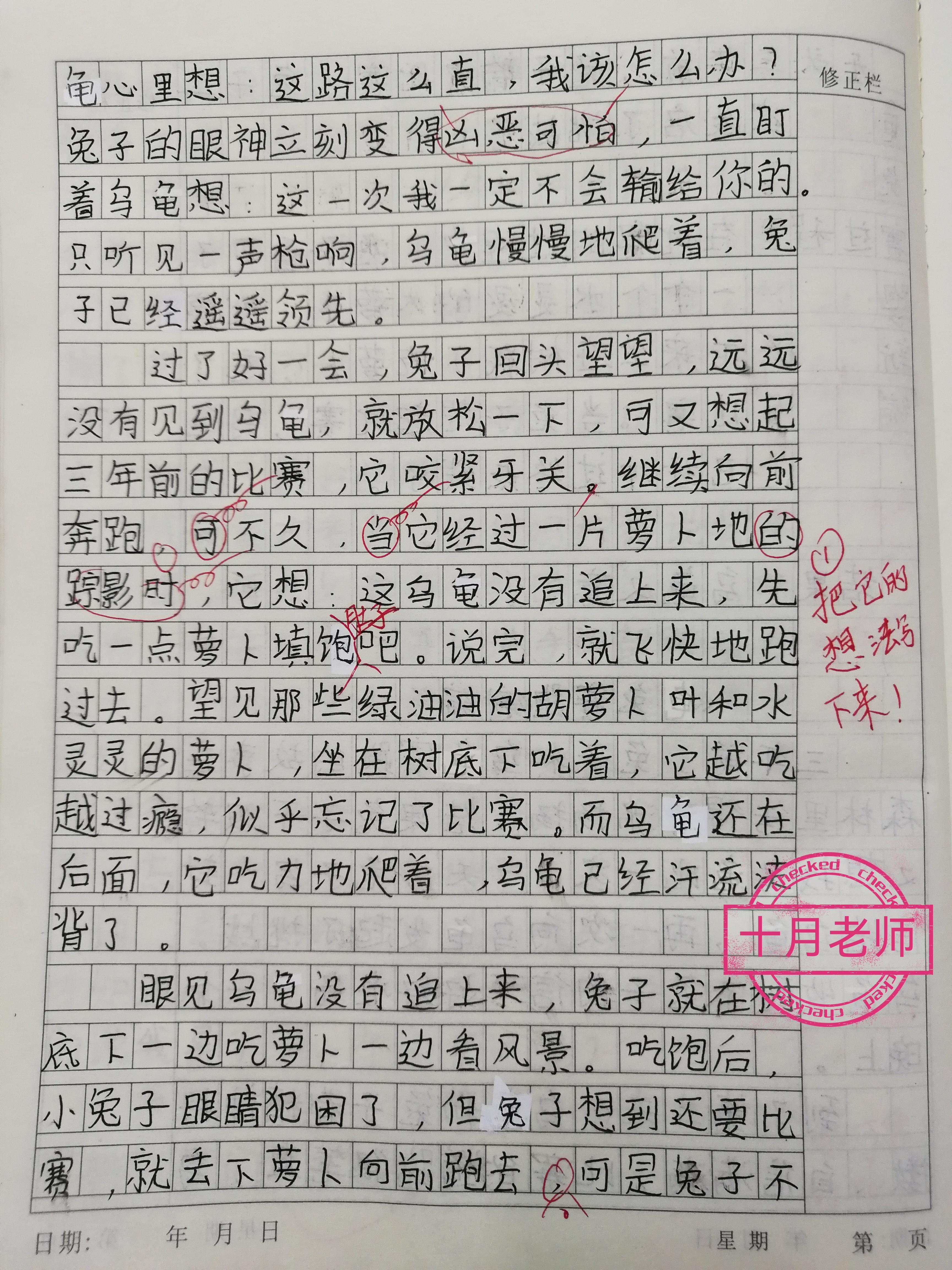 老师你的兔子好软水好多的作文怎么写老师，您的兔子与柔软的温暖