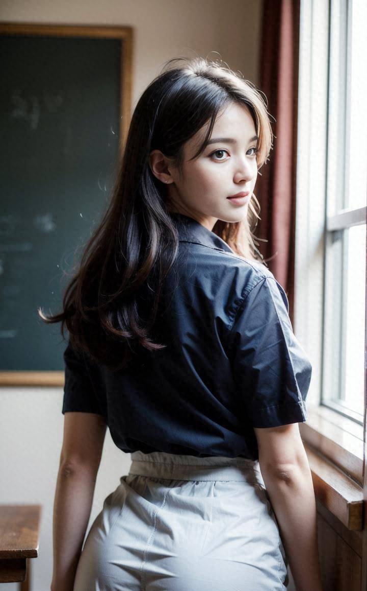 萌白酱甜味弥漫JK学生装制服萌白酱甜味弥漫的青春——试穿JK学生装制服-第2张图片