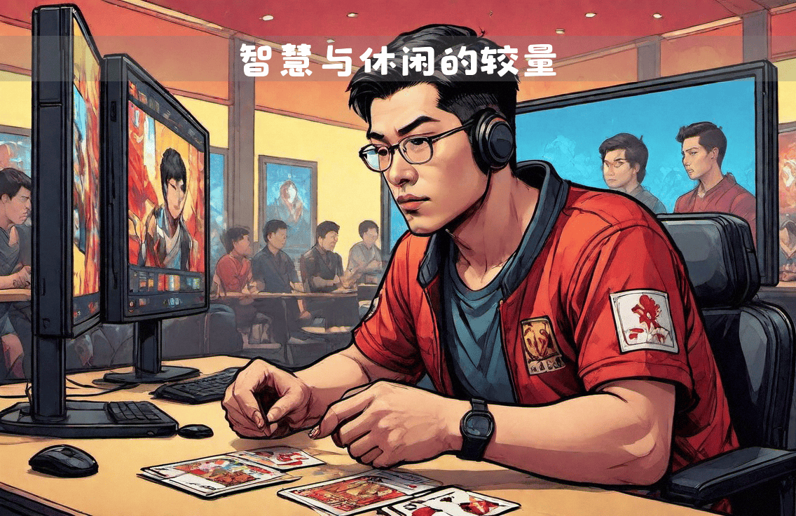 动漫中的扑克游戏，一场视觉与智慧的较量-第2张图片