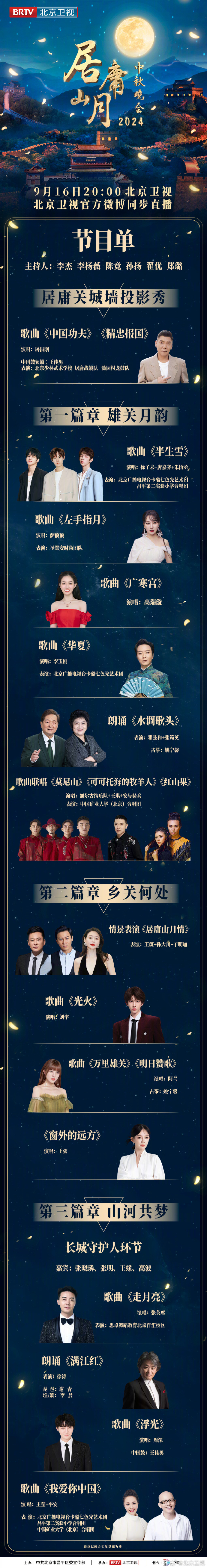 中秋晚会节目单出炉中秋晚会节目单揭晓，共赏月圆之夜盛宴-第1张图片