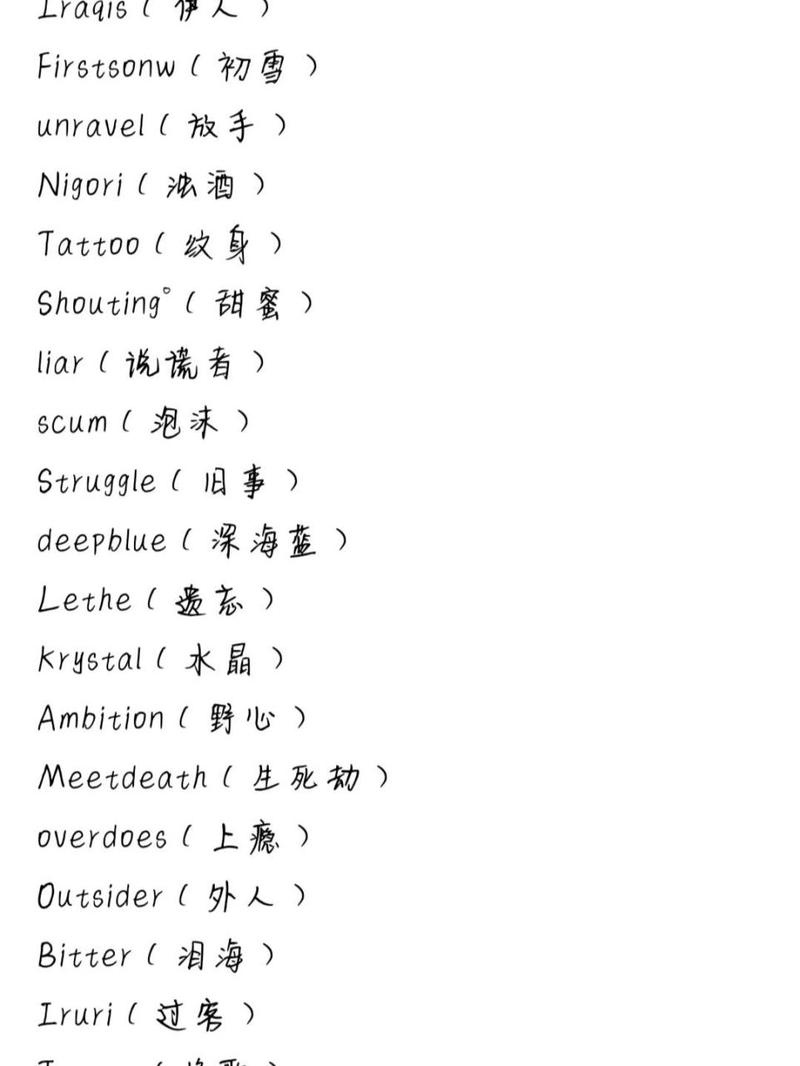 欧美私人情侣网名大全英文-第3张图片