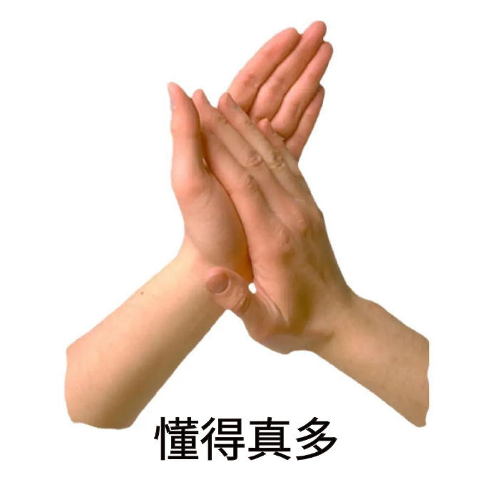 扣手动作表情包扣那里的手势图解，100种手势的详细解析