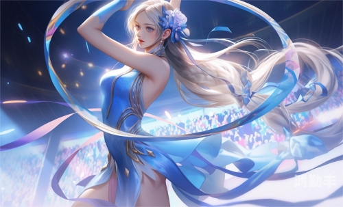 王者荣耀女英雄ps图星月王者荣耀女英雄PS图，艺术与游戏的完美结合-第1张图片