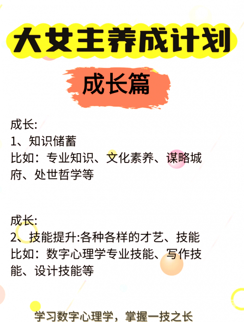 梦想养成计划梦想养成计划，如何实现个人成长与成功