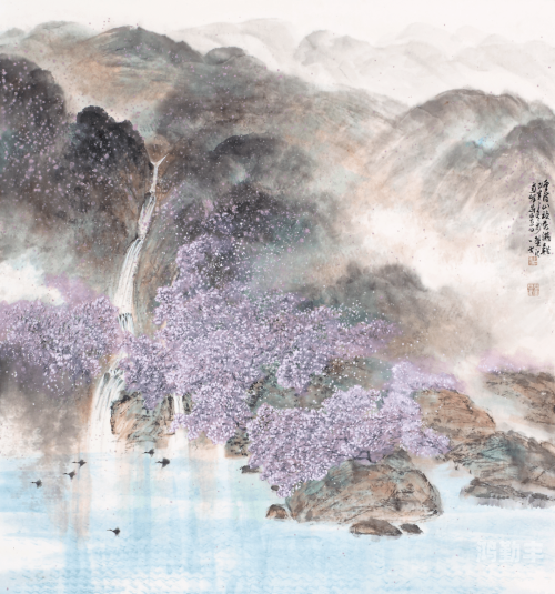 肃杀远岚肃杀远岚，秋天的深沉与静谧