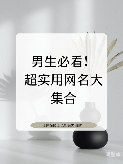 男性网名沉稳霸气大气男性网，探索现代男性的网络世界-第1张图片