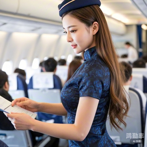 法国空乘法国空乘，优雅与专业的完美结合-第2张图片