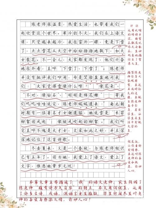 坐在老师的鸡叭上写作业作文老师鸡叭上的独特学习体验