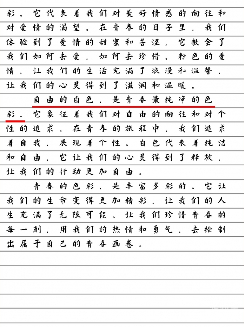 年轻的女学生，青春的色彩与成长之路